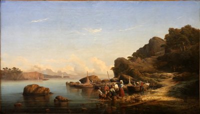 Bay of Magaud by Louis Édouard Isidore Cauvin
